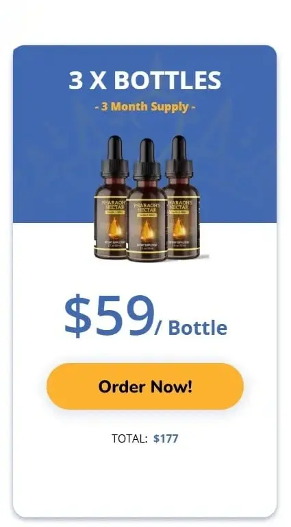 Pharaohs Nectar 3 bottle